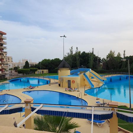 Benalmadena Minerva 401 Estudio Con Gran Piscina Y Parque Acuatico Bagian luar foto