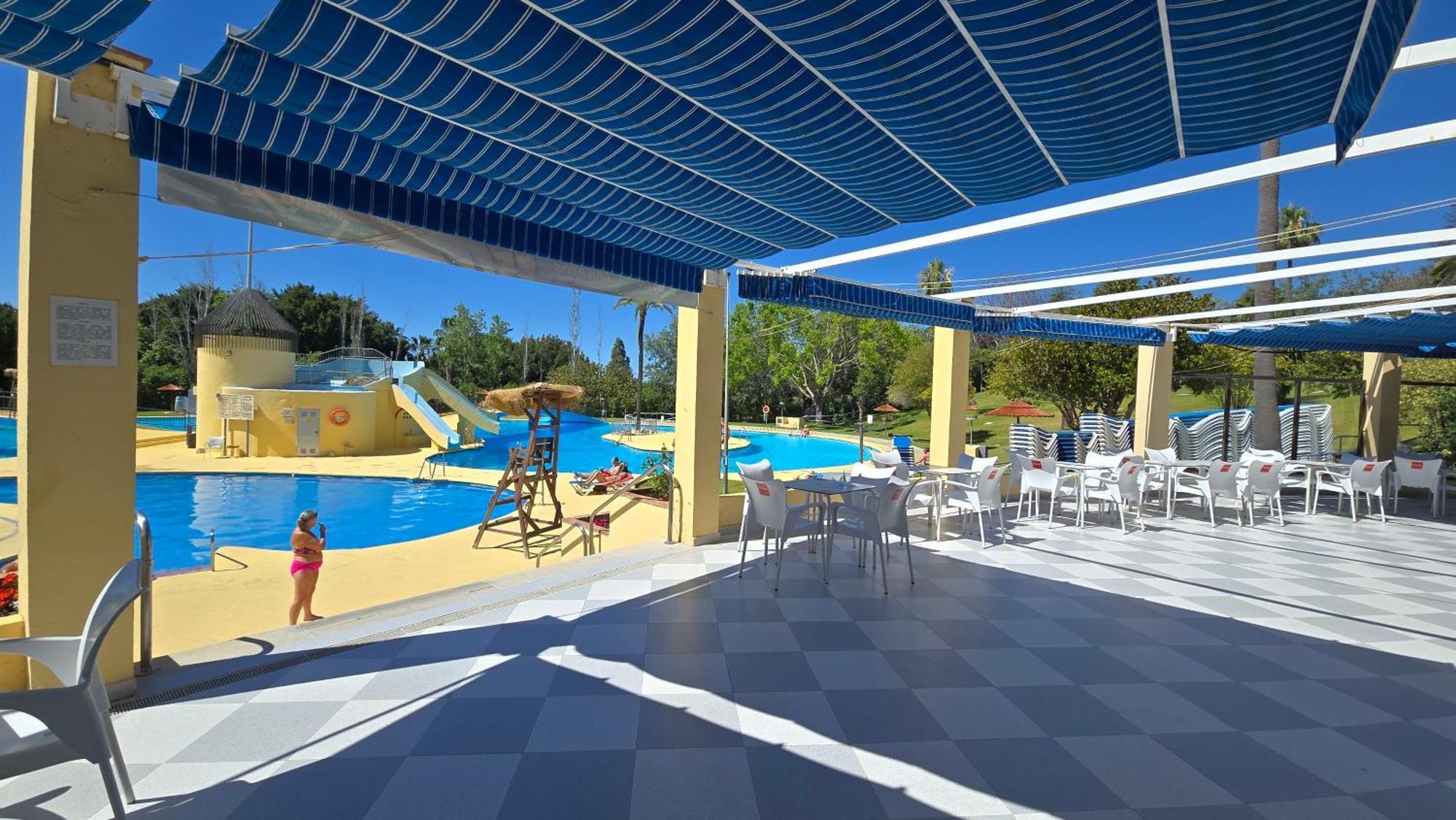 Benalmadena Minerva 401 Estudio Con Gran Piscina Y Parque Acuatico Bagian luar foto